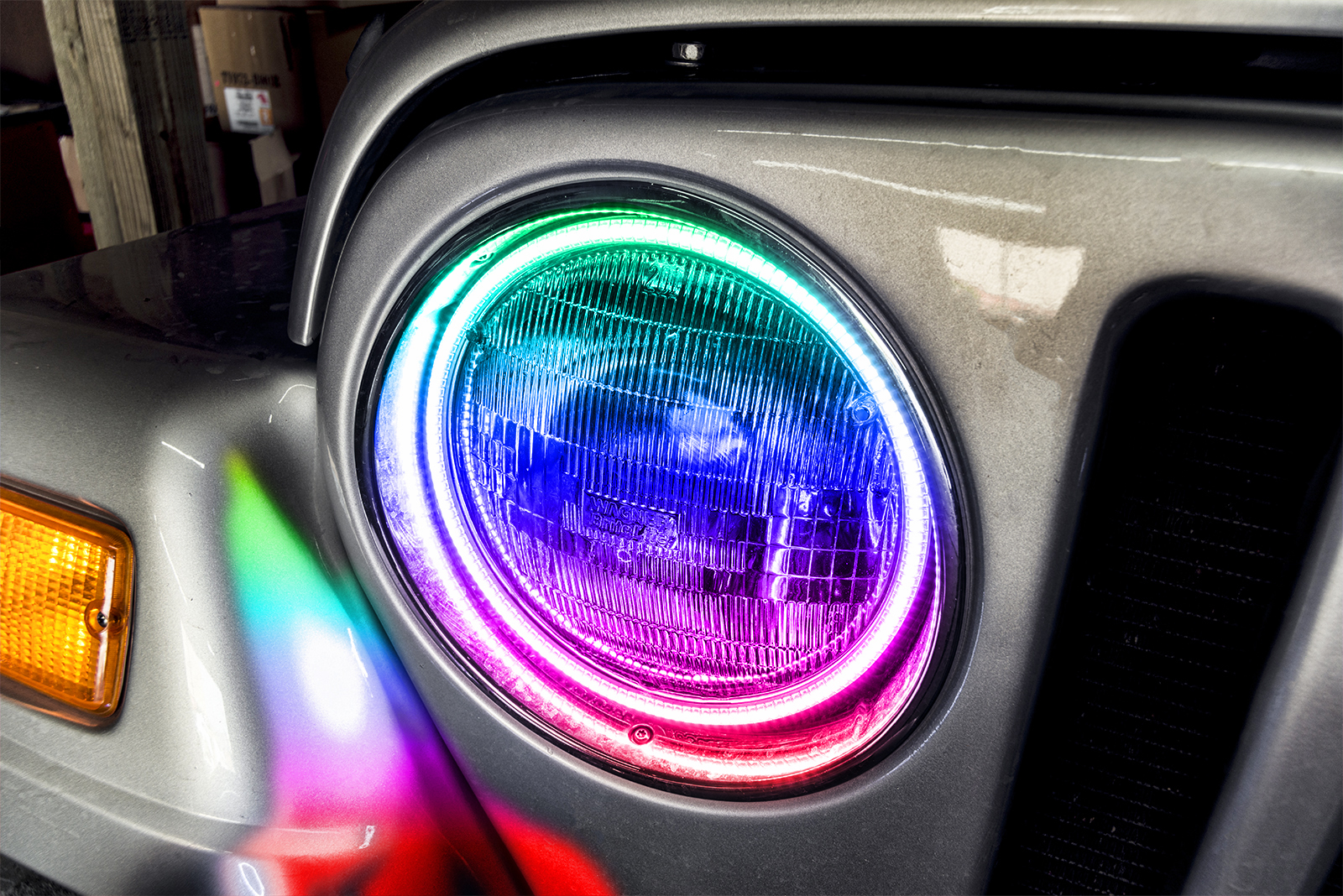 3947-333 - Jeep Wrangler TJ 1997-2006 ORACLE LED Waterproof Halo Kit